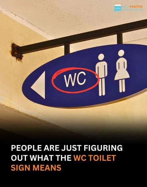 People Are Only Now Figuring Out What The WC Toilet Sign Means