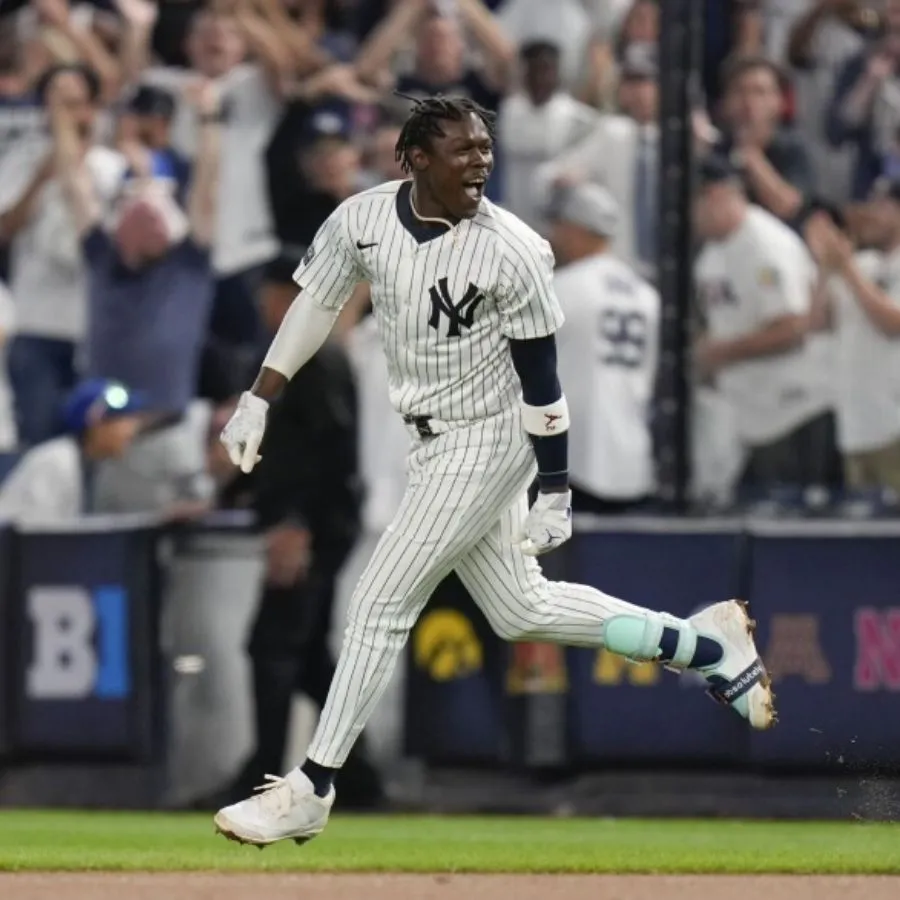 Yankees infielder Jazz Chisholm Jr.’s immediate reaction to first career walk-off vs. Royals