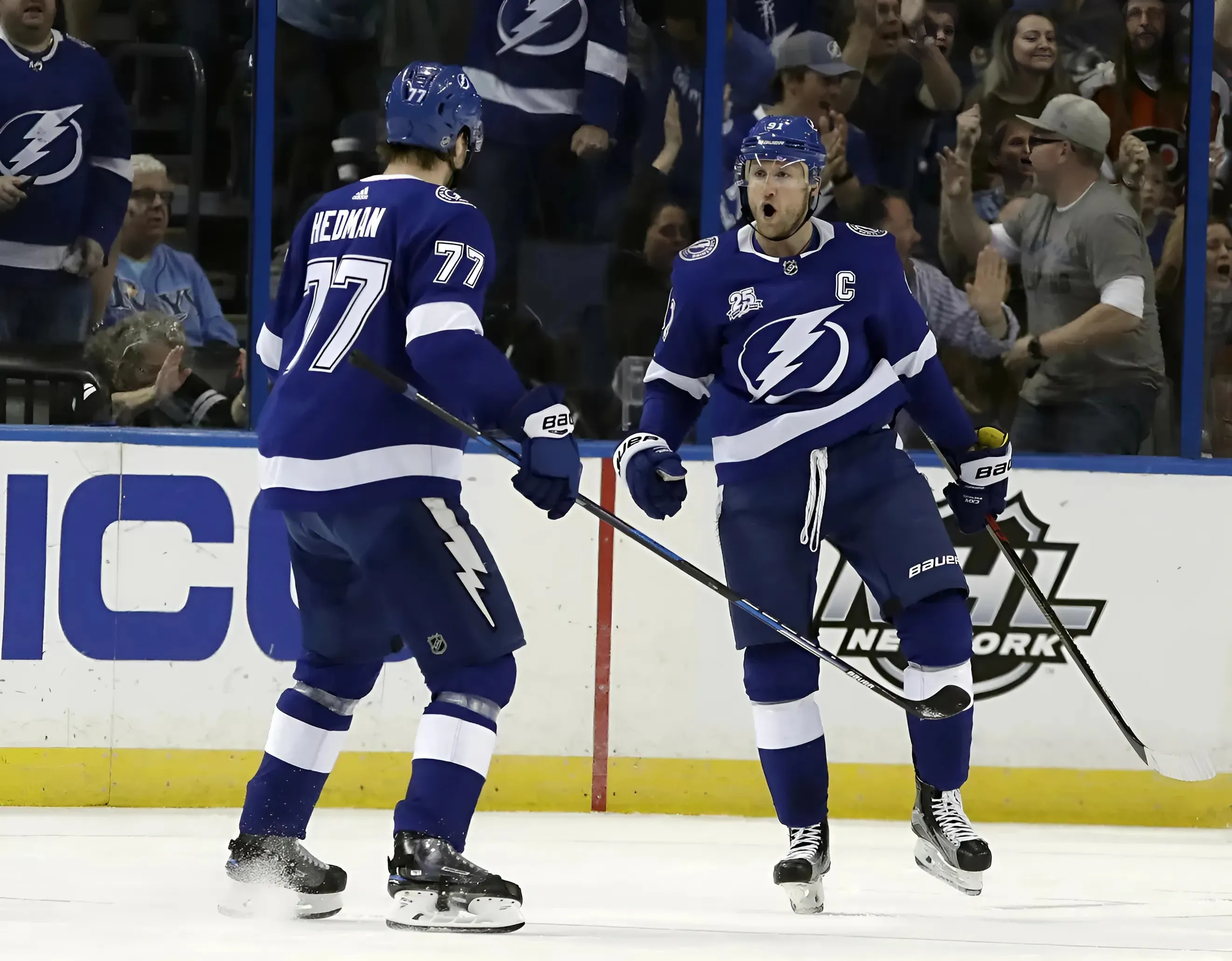 Lightning’s Victor Hedman Reacts To Seeing Steven Stamkos In Yellow: ‘It’s Just Different’