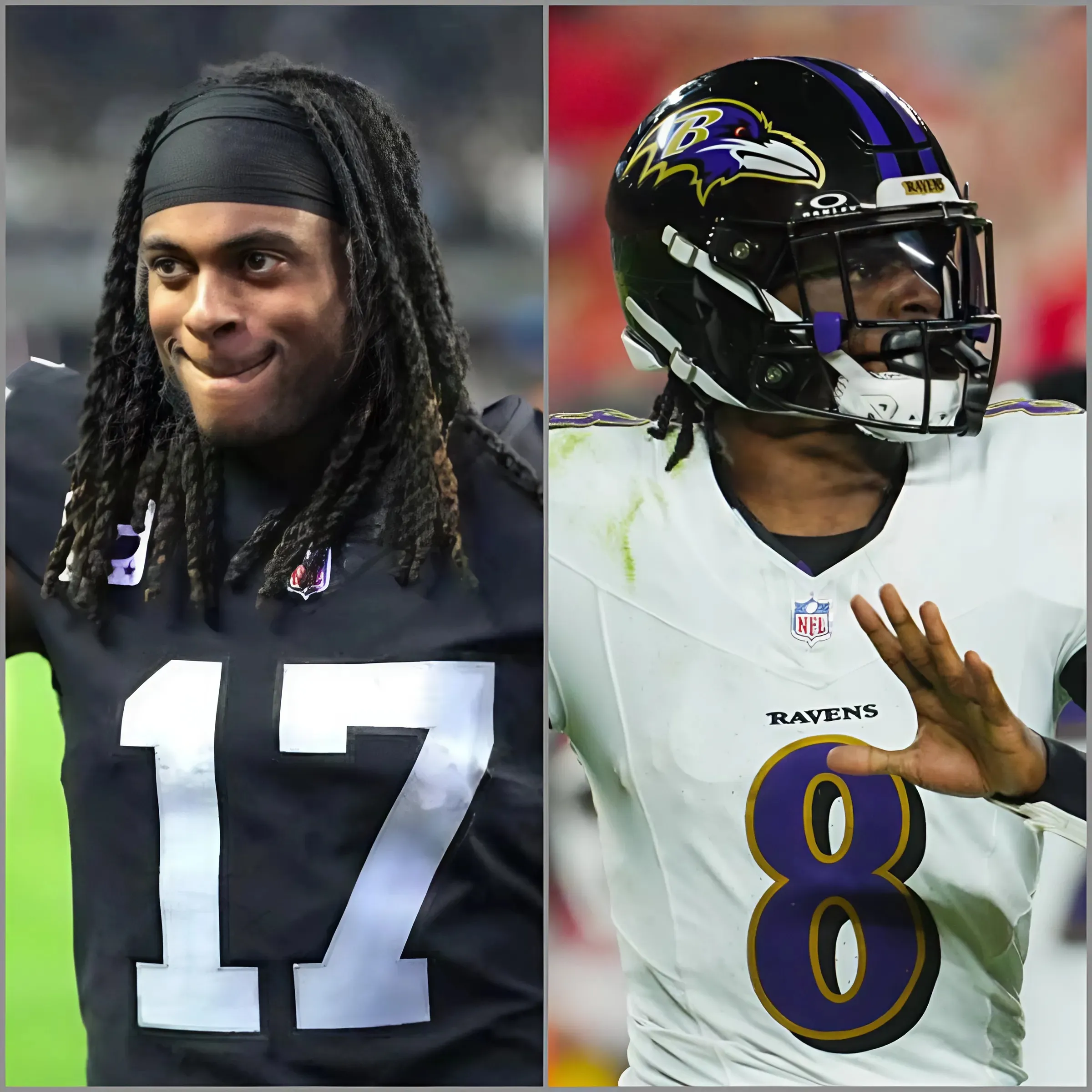 Raiders’ Davante Adams Sparks Trade Rumors With Hot Take on Ravens QB Lamar Jackson