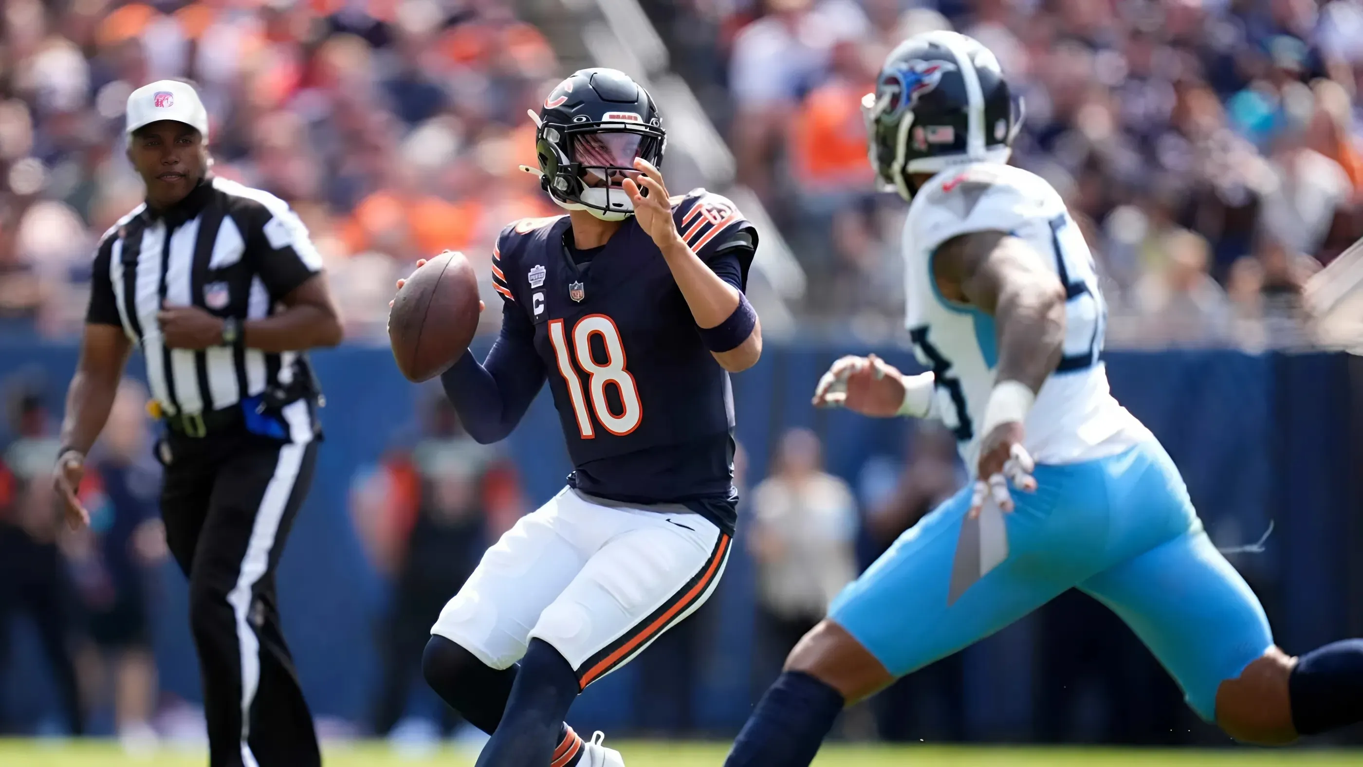 Chicago Bears QB Caleb Williams makes curious excuse as to why he was awful against Titans