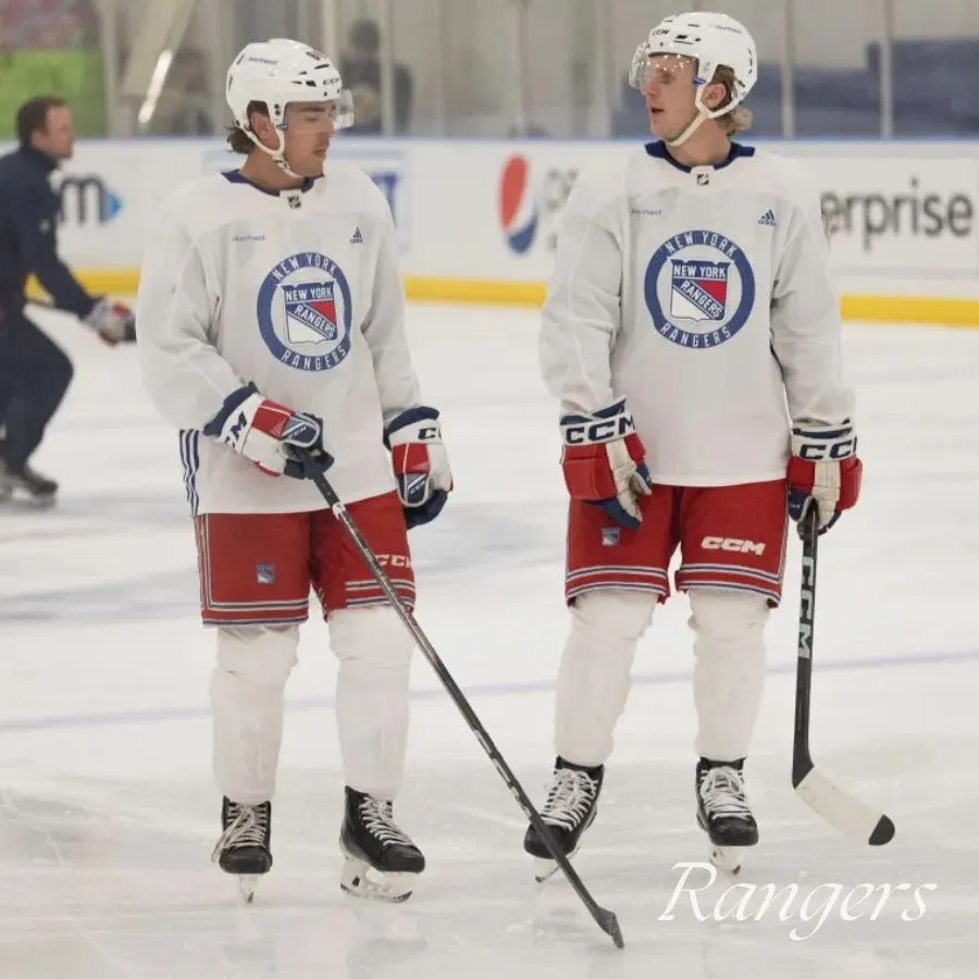 Rangers' Standout Prospect Opens Up About Childhood Friendship With Matty Beniers