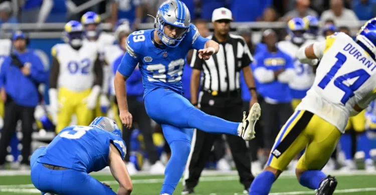 Lions Kicker Jake Bates Able to Stay Calm in Pressure Moments