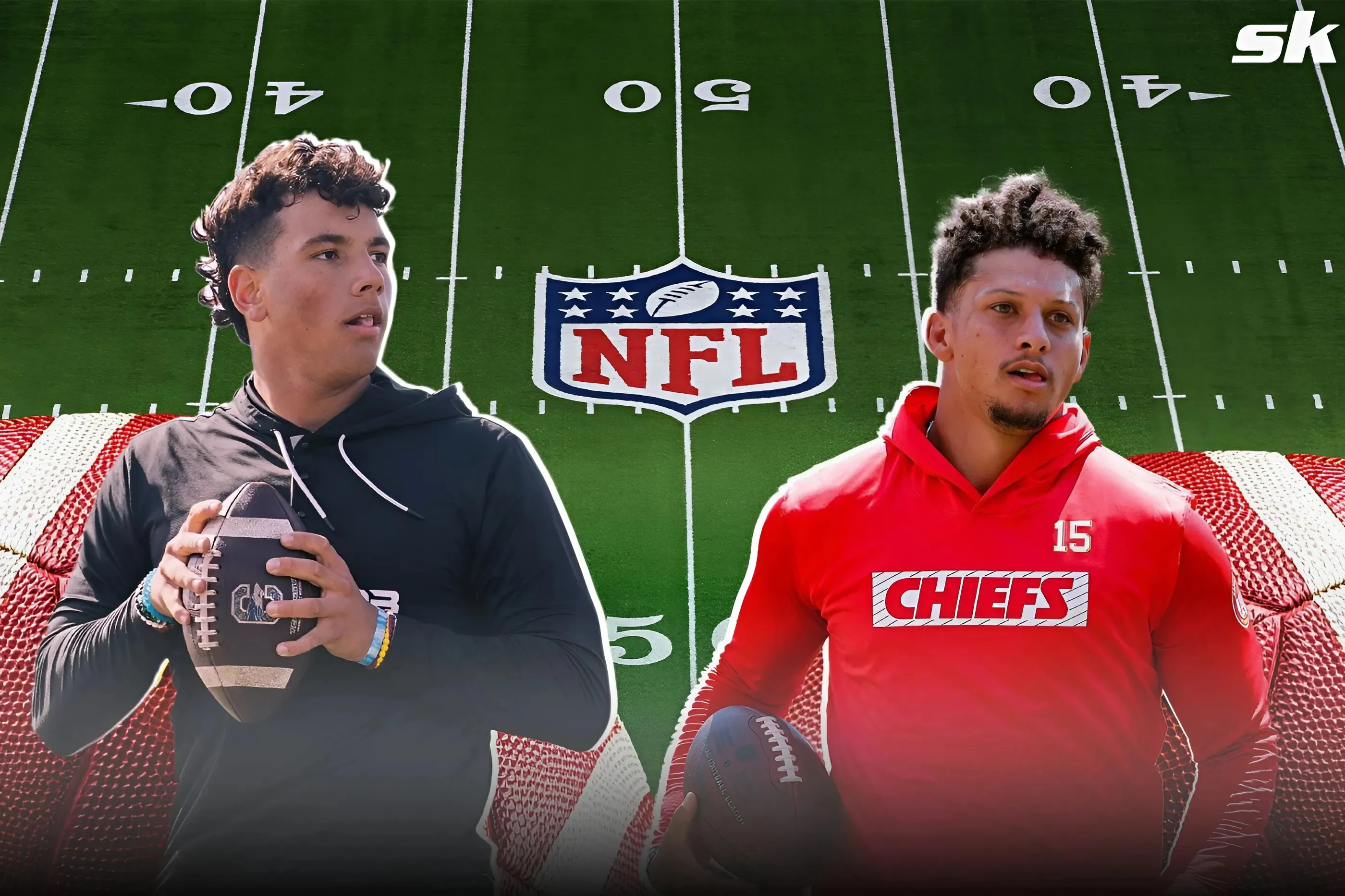 Chiefs star Patrick Mahomes teamed up with Nebraska QB for offseason training boost