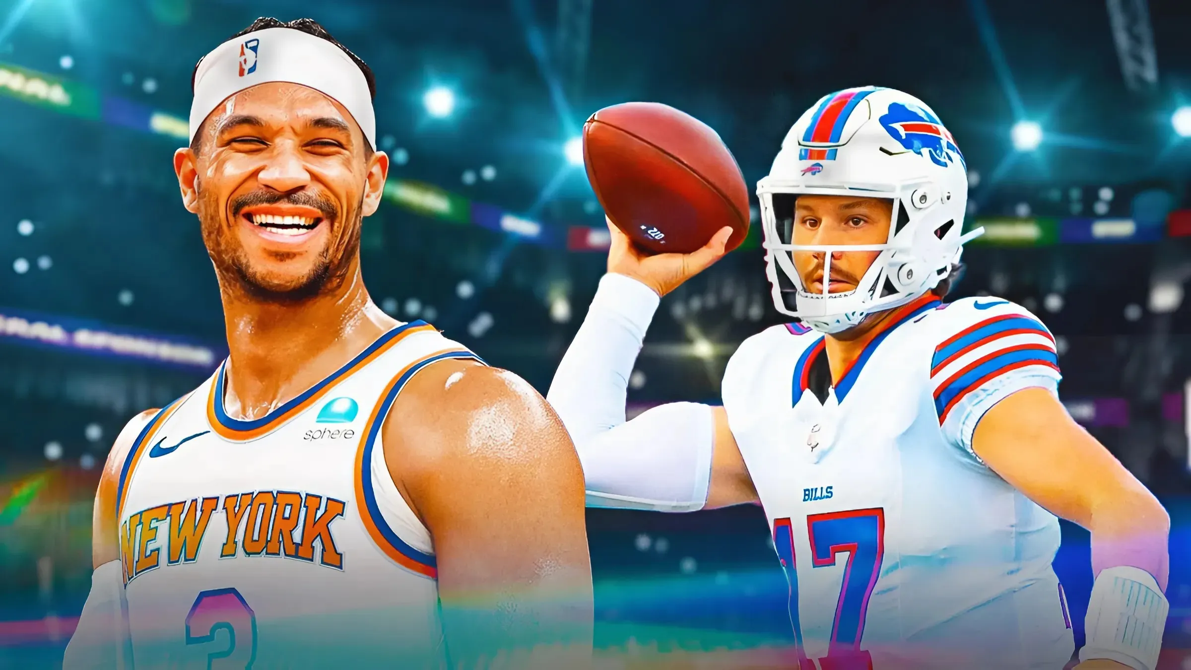 Knicks' Josh Hart hilariously reacts to Bills QB Josh Allen's 6-0 record