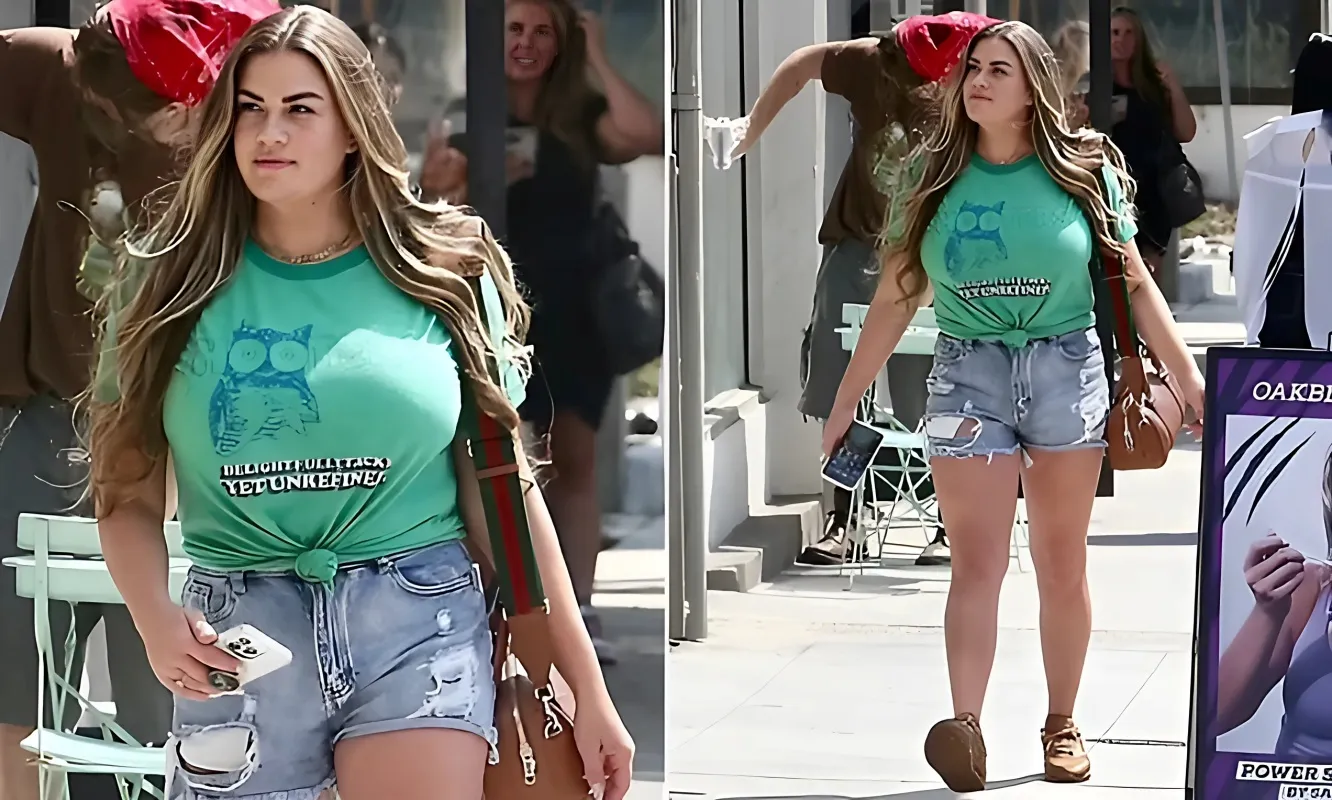 Brittany Cartwright rocks skimpy Daisy Dukes and Hooters t-shirt while out in West Hollywood... after filing for full custody of her son with Jax Taylor - lulu