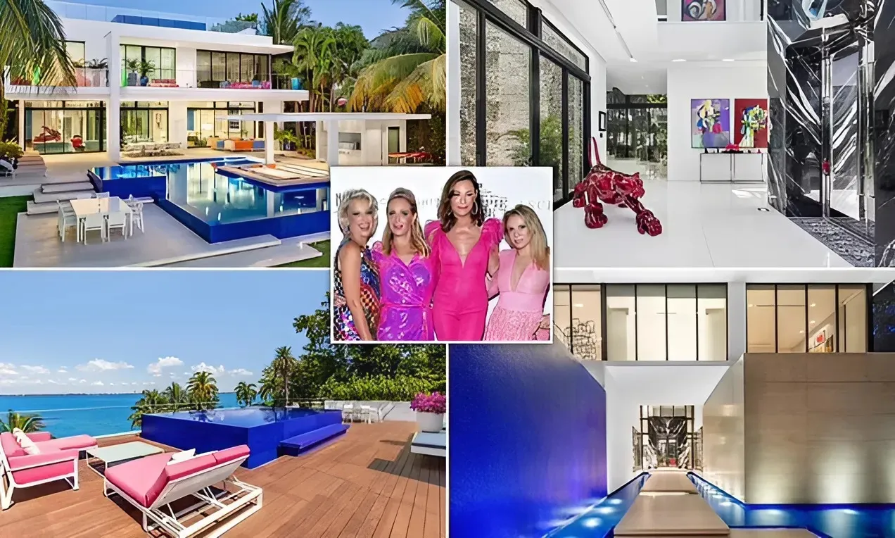 Dazzling mansion with two swimming pools that was setting for wild Real Housewives of New York vacation hits the market for jaw-dropping price-quang