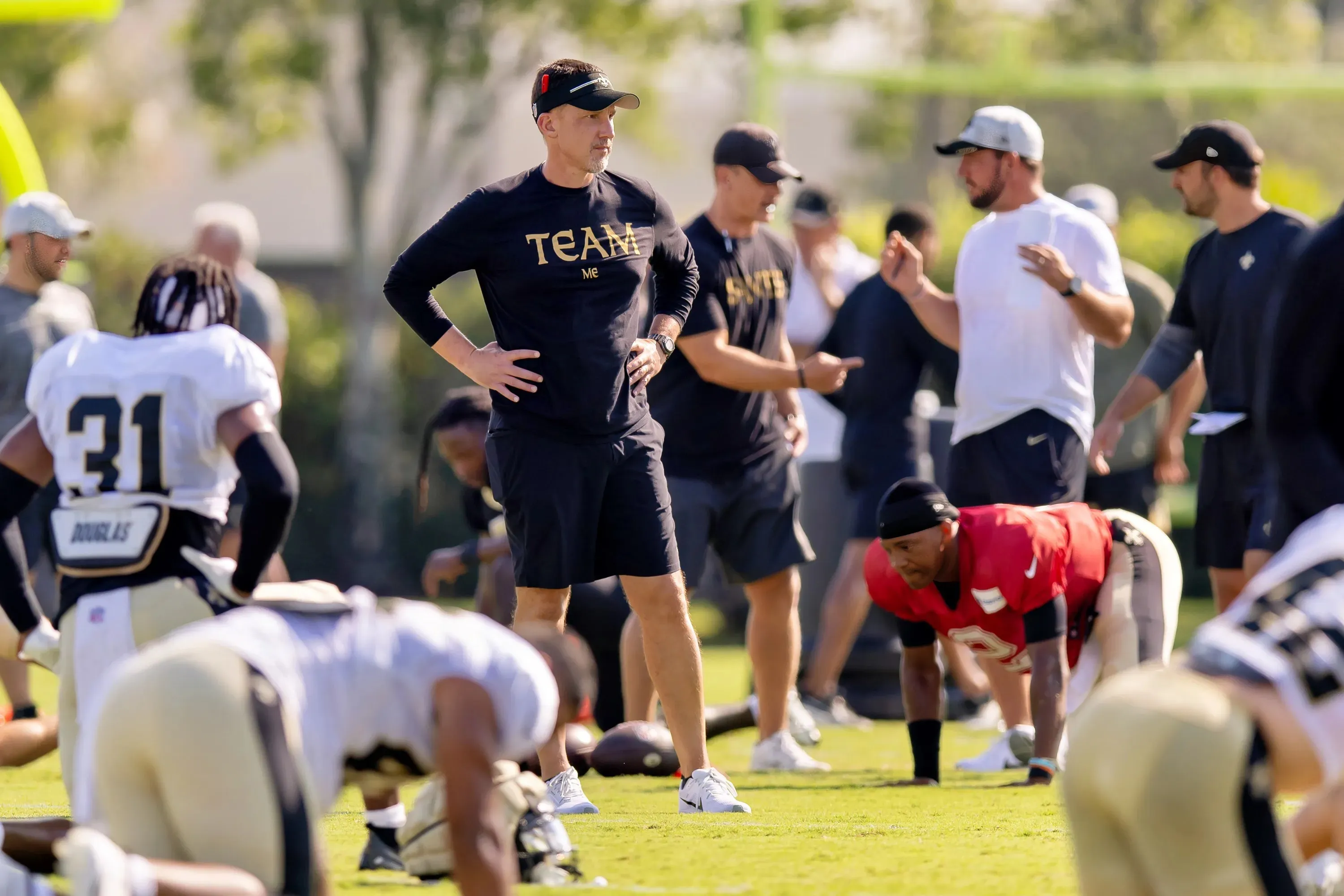 Saints coach adds suspense to star player's availability before matchup with Cowboys