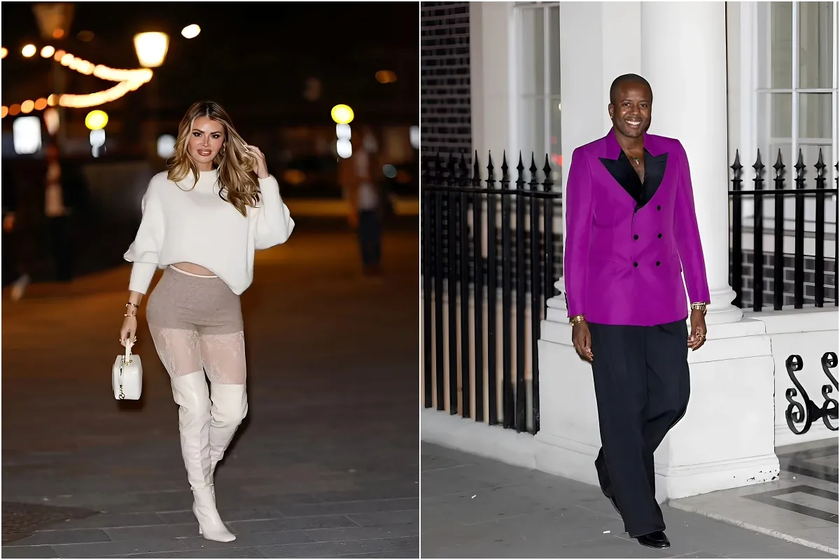 Chloe Sims wows as she steps out in tiny knitted shorts and knee-high cream boots to attend pal Vas J Morgan's We Matter dinner amid London Fashion Week liennhi