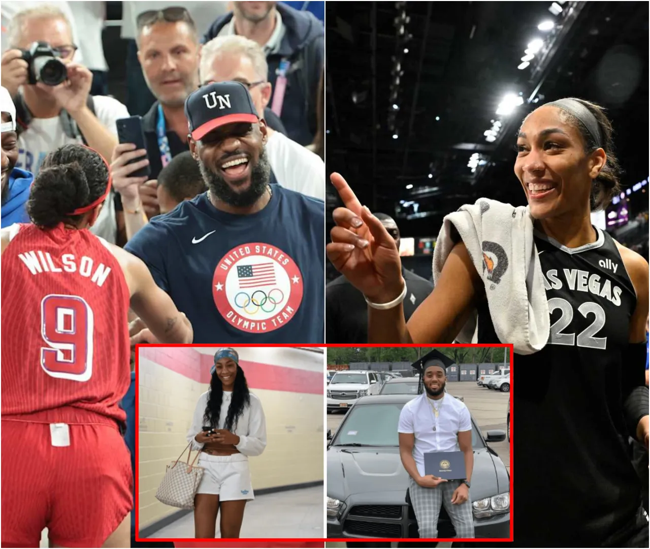 "A'ja Wilson Steps Out With Bam Adebayo After Breaking WNBA Record: An Unexpected Encounter!"