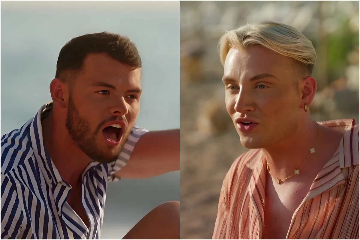 Watch the moment Towie’s Harry and Joe clash in rant after love triangle is exposed and engagement hangs by a thread liennhi