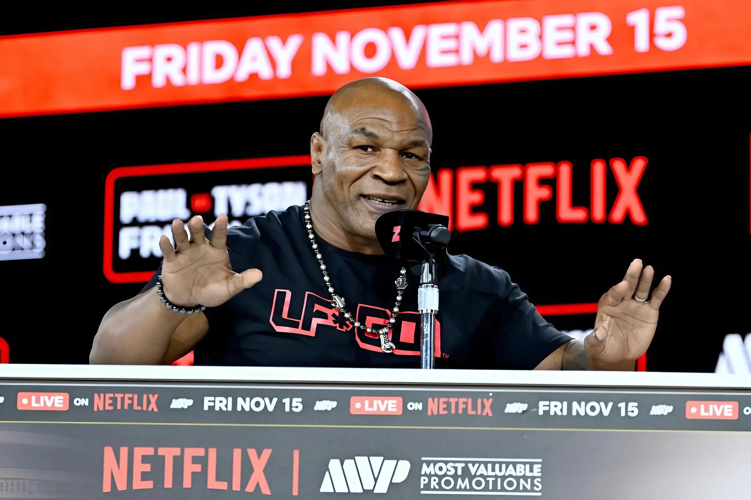 Mike Tyson says it's 'hard to walk right now' as he trains for Jake Paul fight