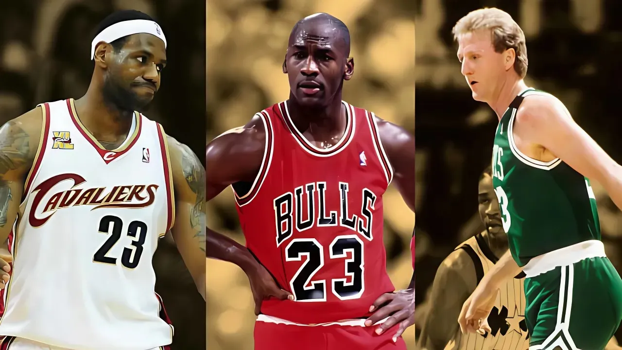 Larry Bird thought ‘God was disguised as Michael Jordan’ but secretly told rival Magic Johnson Bulls icon was far from the best