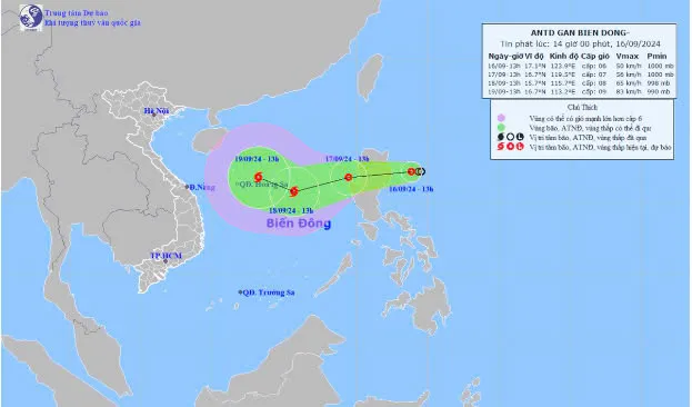 KH:.ẨN: Dự báo bão số 4 kinhkhung không kém Yagi, từ ngày mai các tỉnh, thành phố sau chú ý