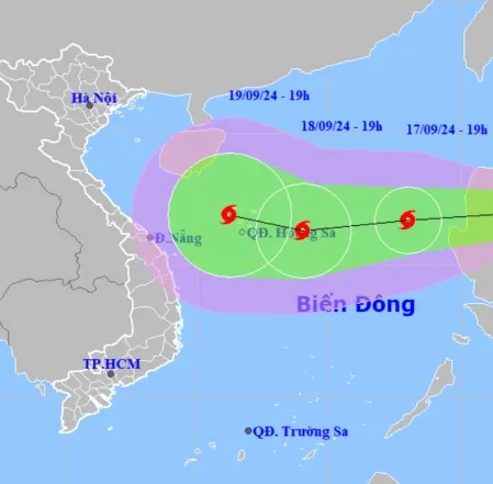 Nóng: ATNĐ đang tiến vào biển đông, di chuyển cực nhanh và phức tạp, sẽ vào tỉnh nào?