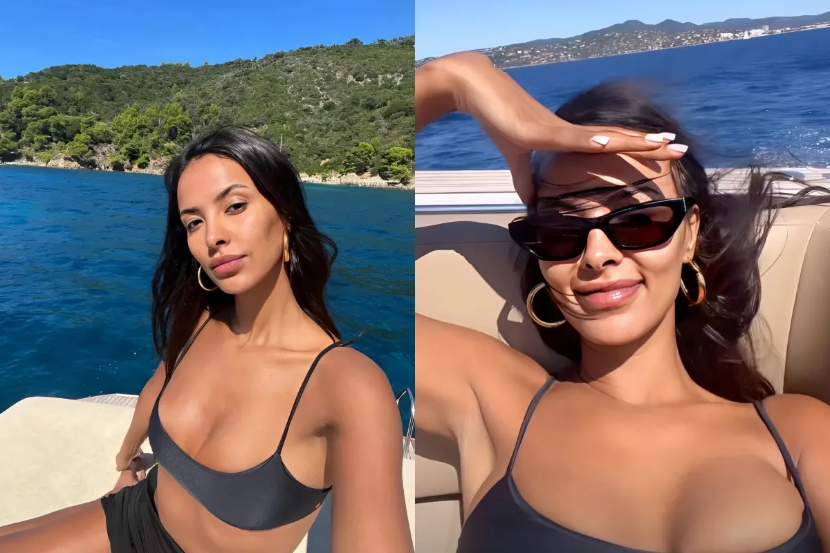 Love Island’s Maya Jama looks incredible in plunging bikini top in no makeup selfie ngocc