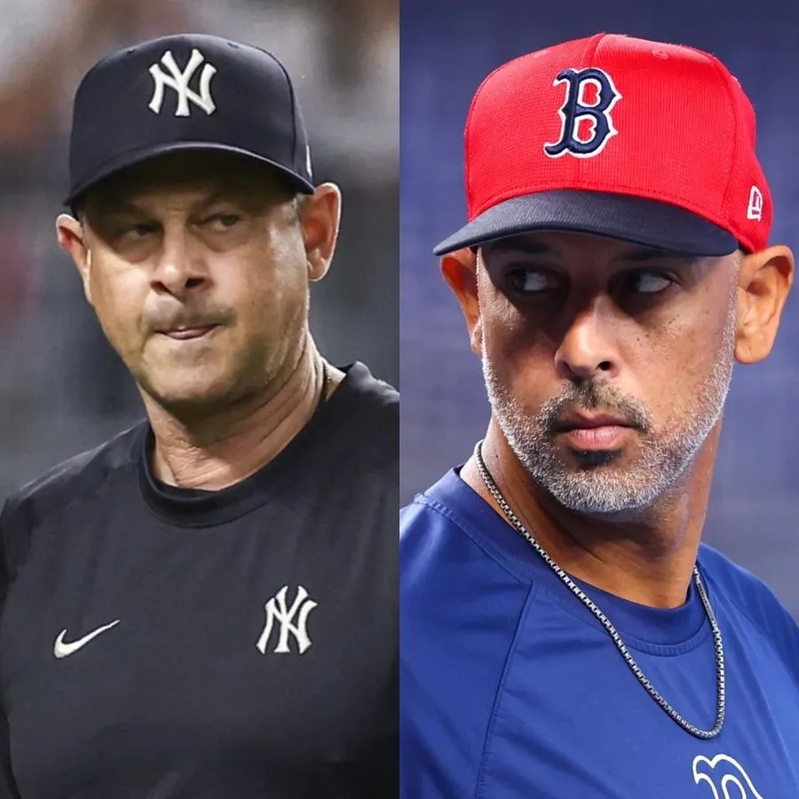 Yankees’ Aaron Boone claps back at Alex Cora’s Brayan Bello-Aaron Judge shot