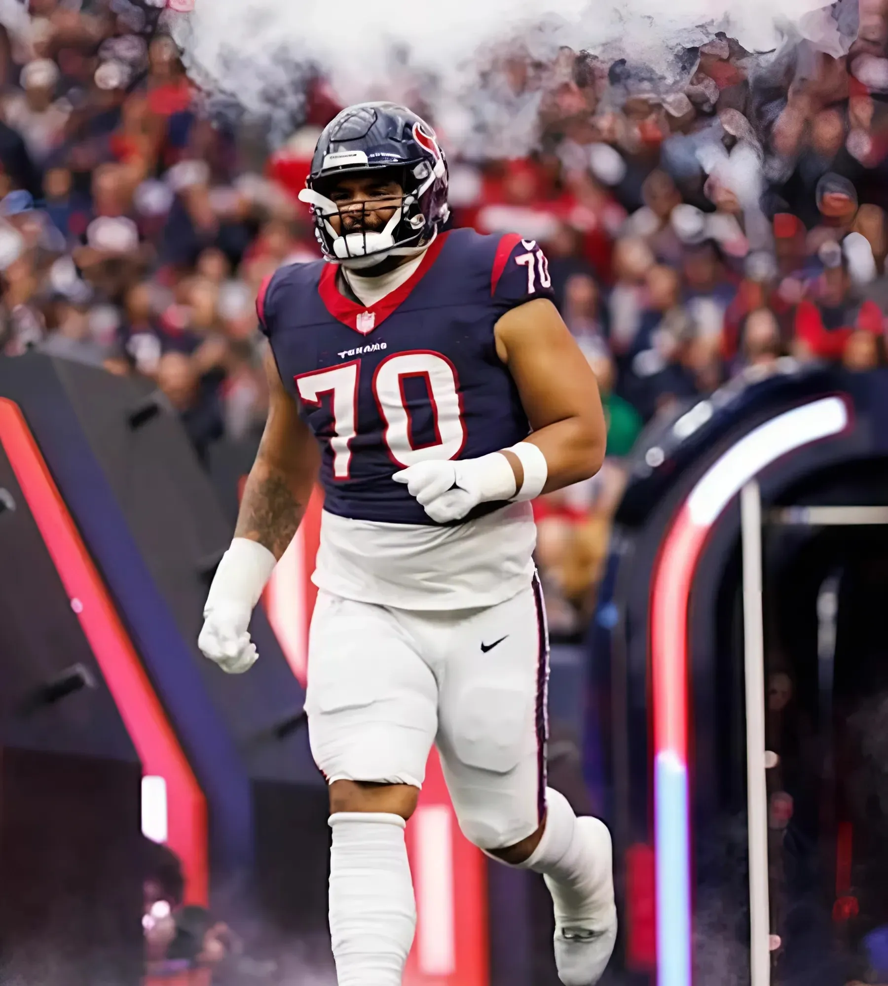 Who are the inactive players for the Houston Texans on Sunday Night Football