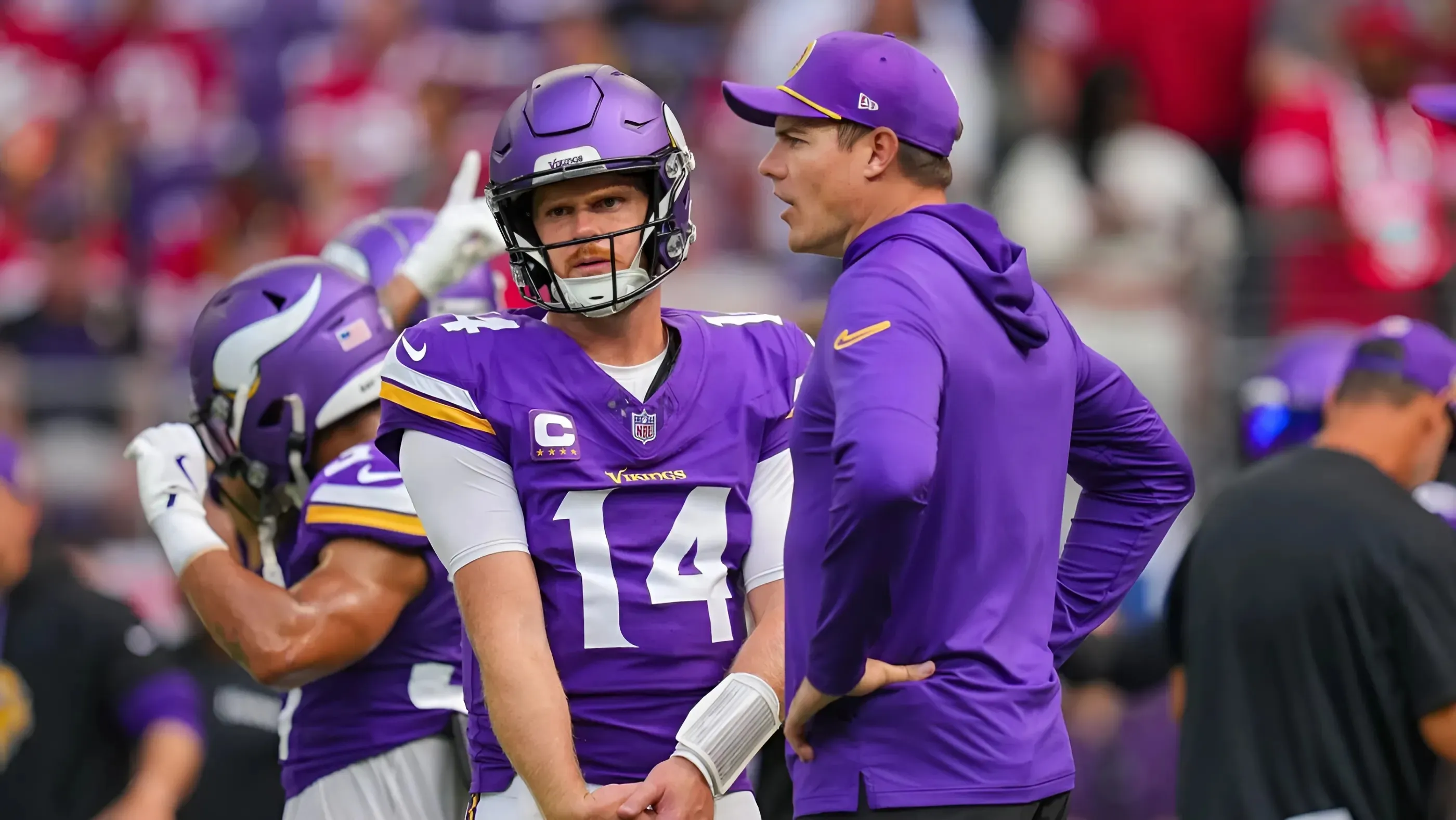 Vikings HC Kevin O’Connell Gets Emotional Talking About Sam Darnold