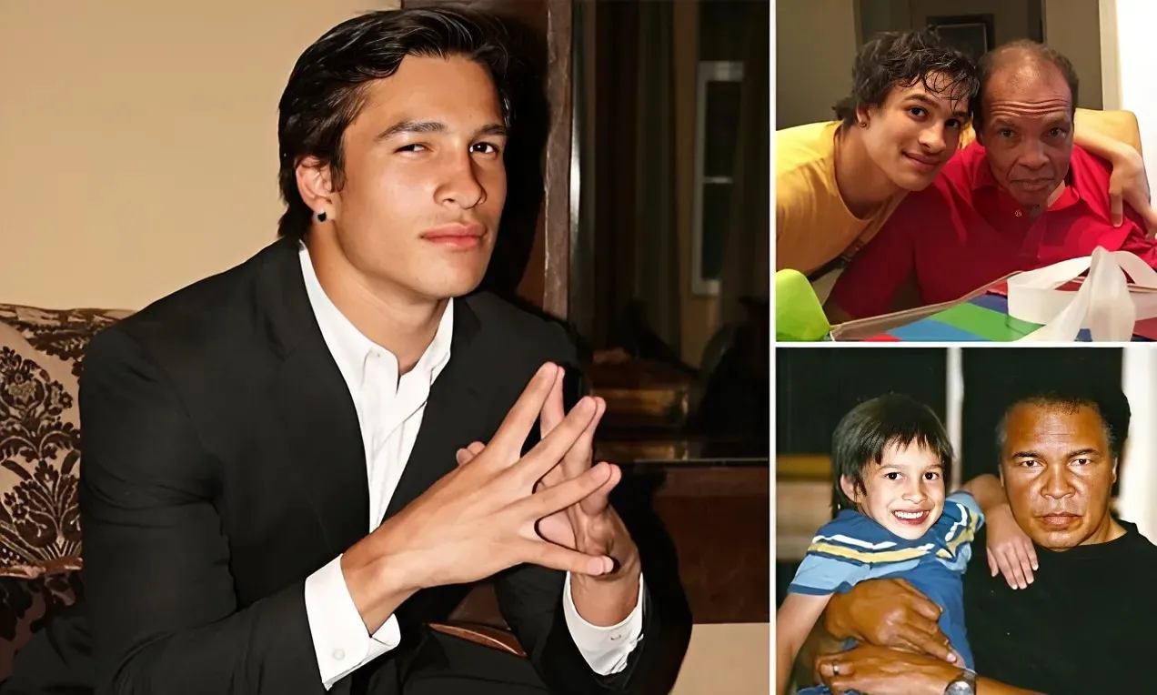 Muhammad Ali's grandson Biaggio wants to follow 'pretty' grandfather's legacy as he signs with model agency