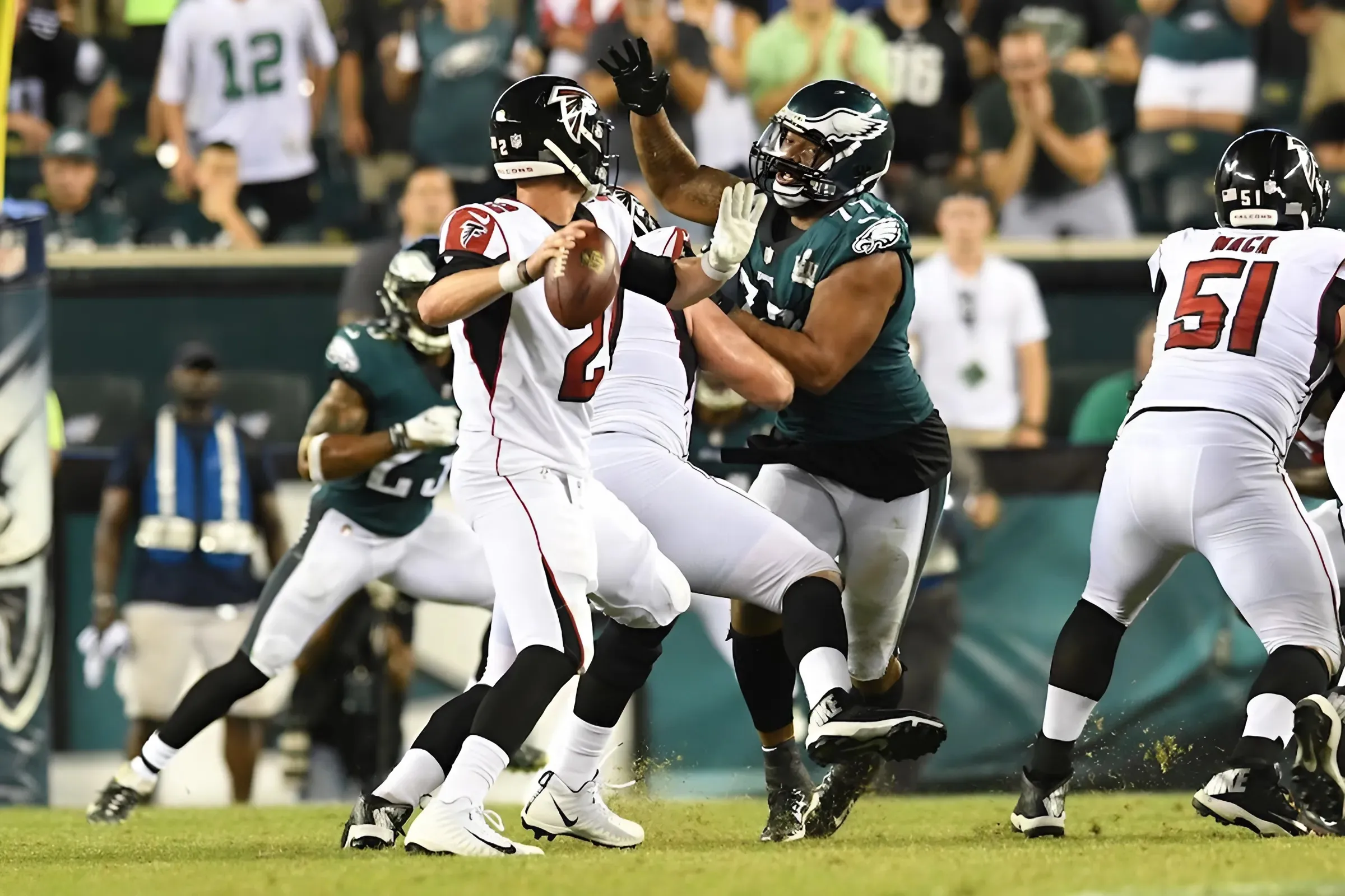 What happens if the Falcons win/lose against the Eagles on Monday Night Football