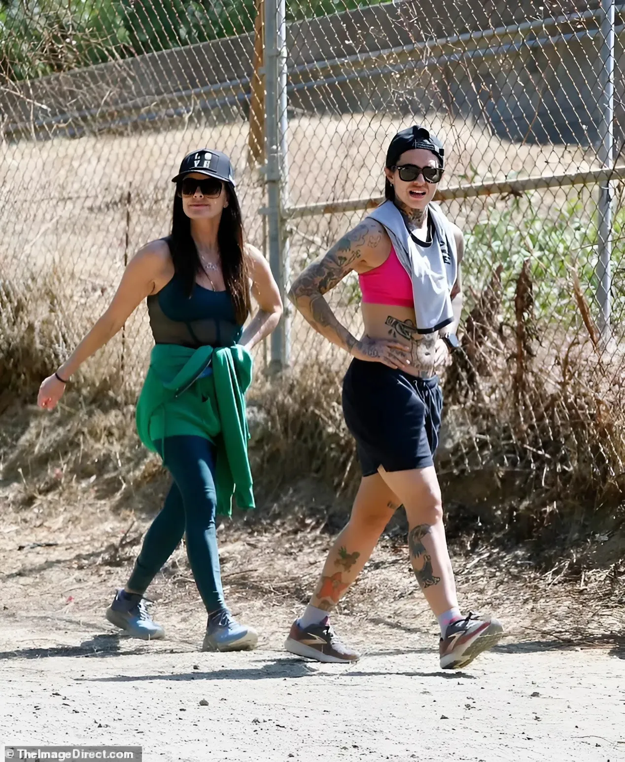 Kyle Richards and Morgan Wade enjoy hike together as rumors of lesbian romance continue on RHOBH