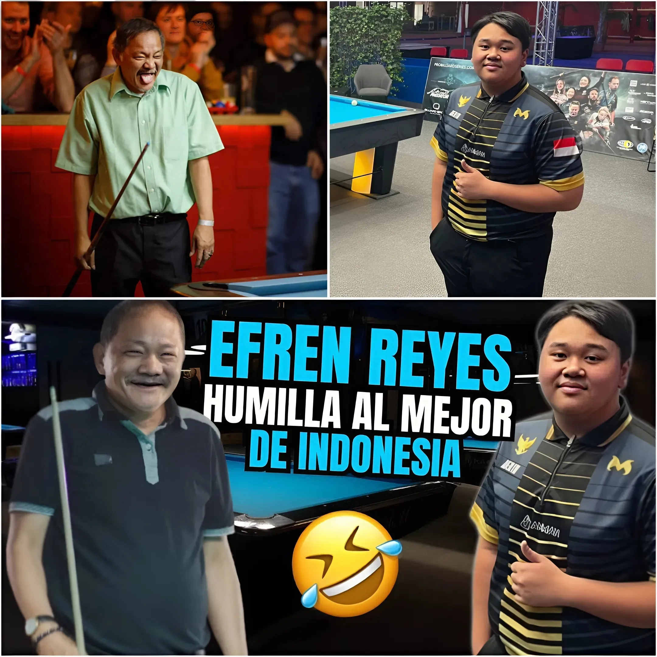 🎱Efren Reyes HUMILIATES the Best Player in Indonesia