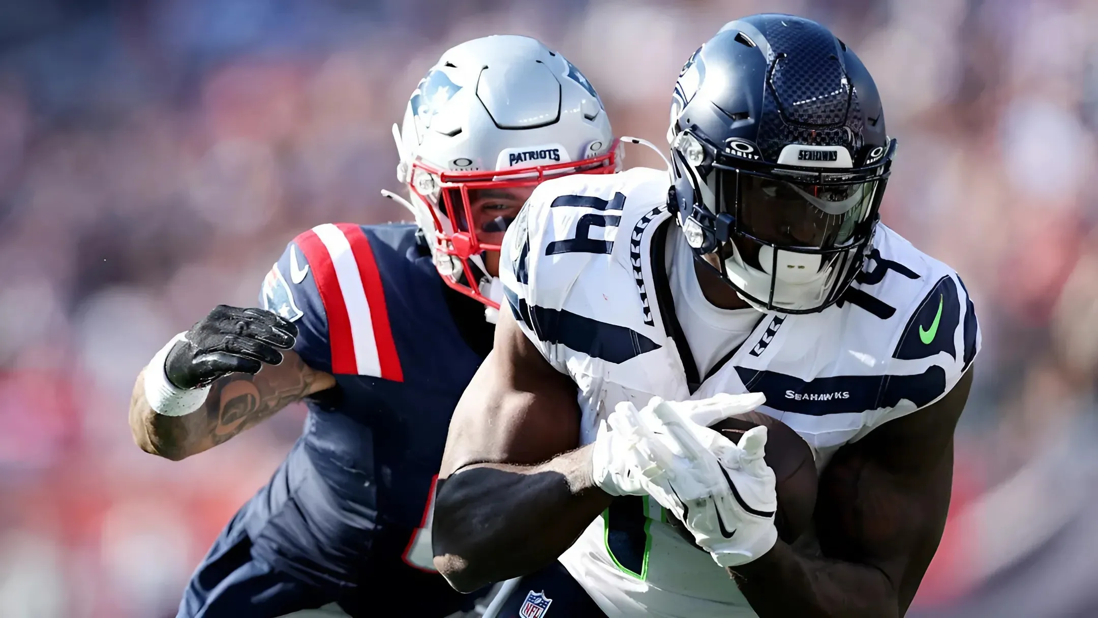 DK Metcalf clarifies he was not trying to steal a musket in Seahawks Week 2 victory