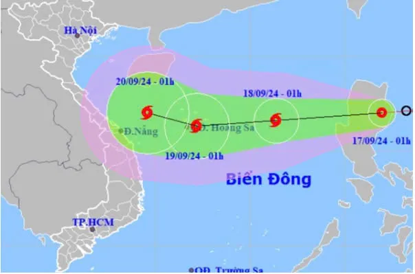 Bão số 4 đang nhanh chóng di chuyển vào Biển Đông, hướng đi cực kì phức tạp, các địa phương theo sát diễn biến