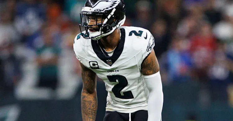 Photo: Darius Slay Takes Blame for Eagles Loss, Praises Drake London on Game-Tying TD