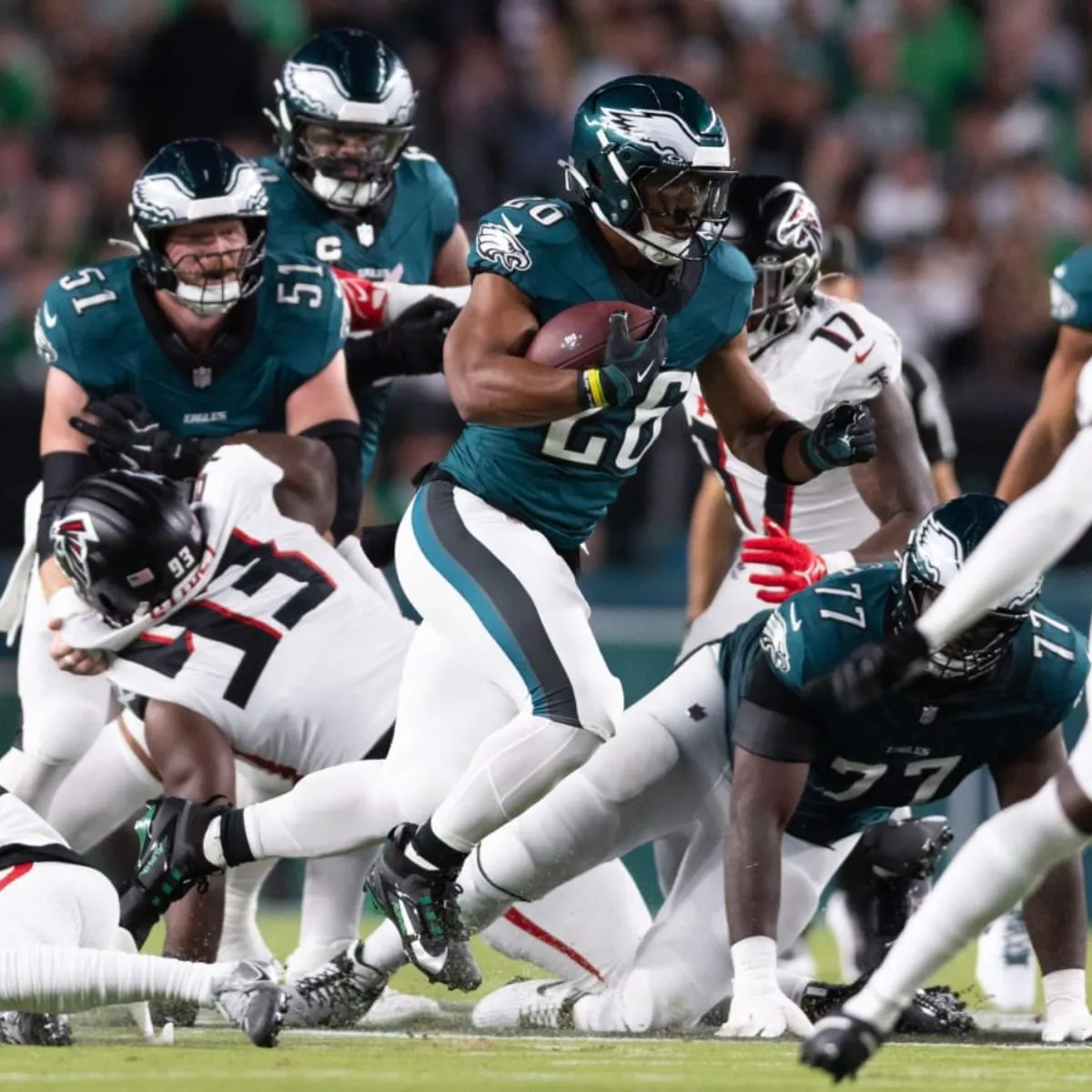 Saquon Barkley Has 9-Word Message After Drop Costs Philadelphia Eagles in Loss to Atlanta Falcons