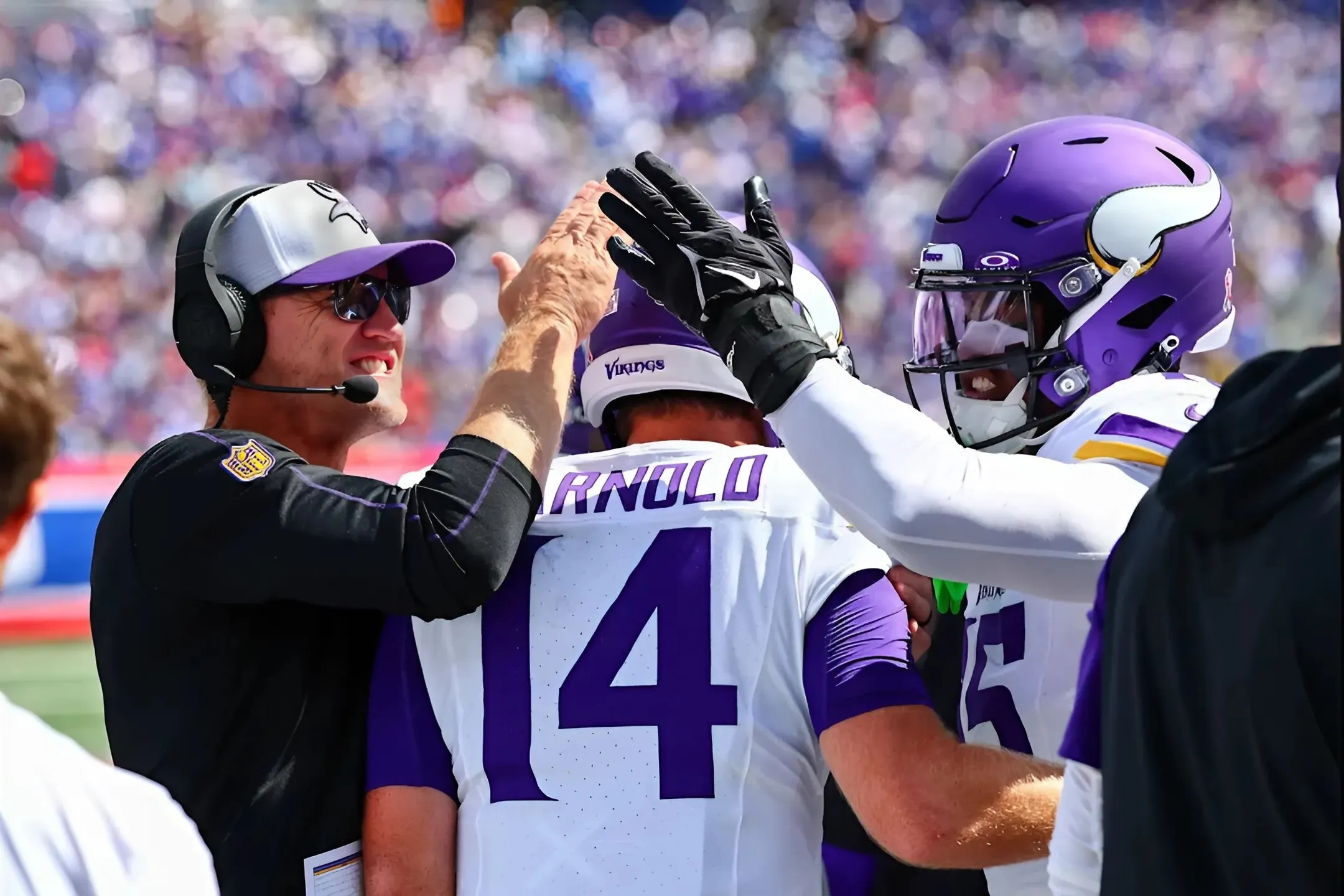 Vikings Coach Pushes Back on Sam Darnold Doubters After 49ers Win