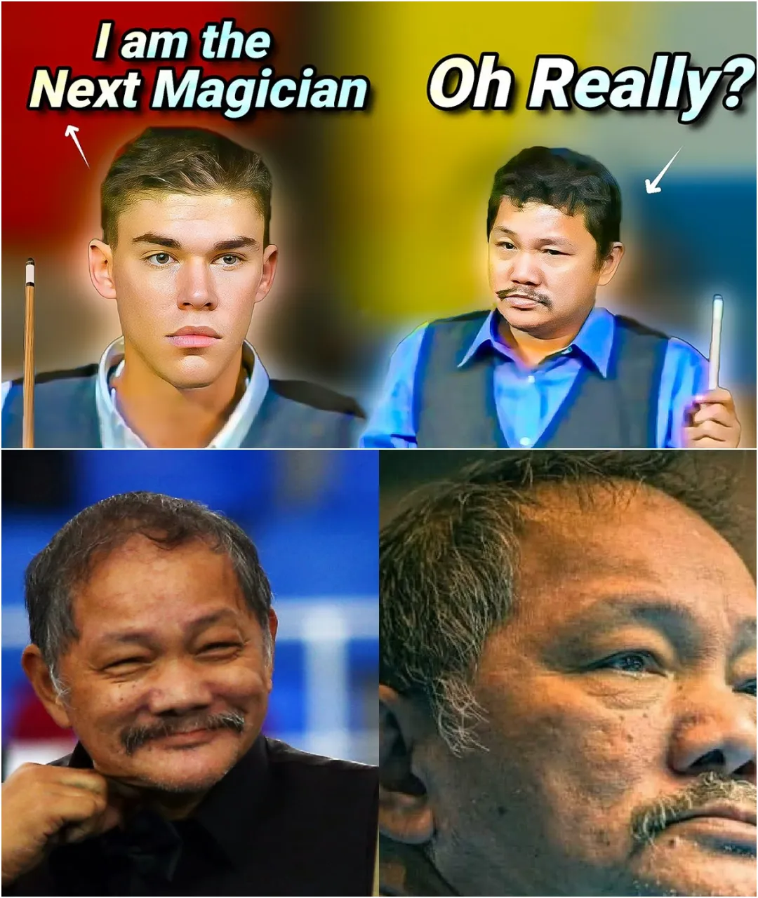 Very Confident PLAYER Thinks He Can REPLACE the Magician EFREN REYES