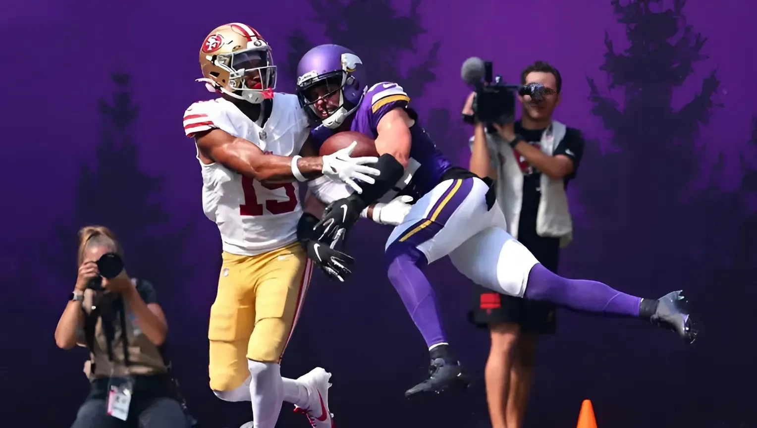 Brock Purdy tells Brian Flores ‘Your scheme is crazy’ after Vikings beat 49ers