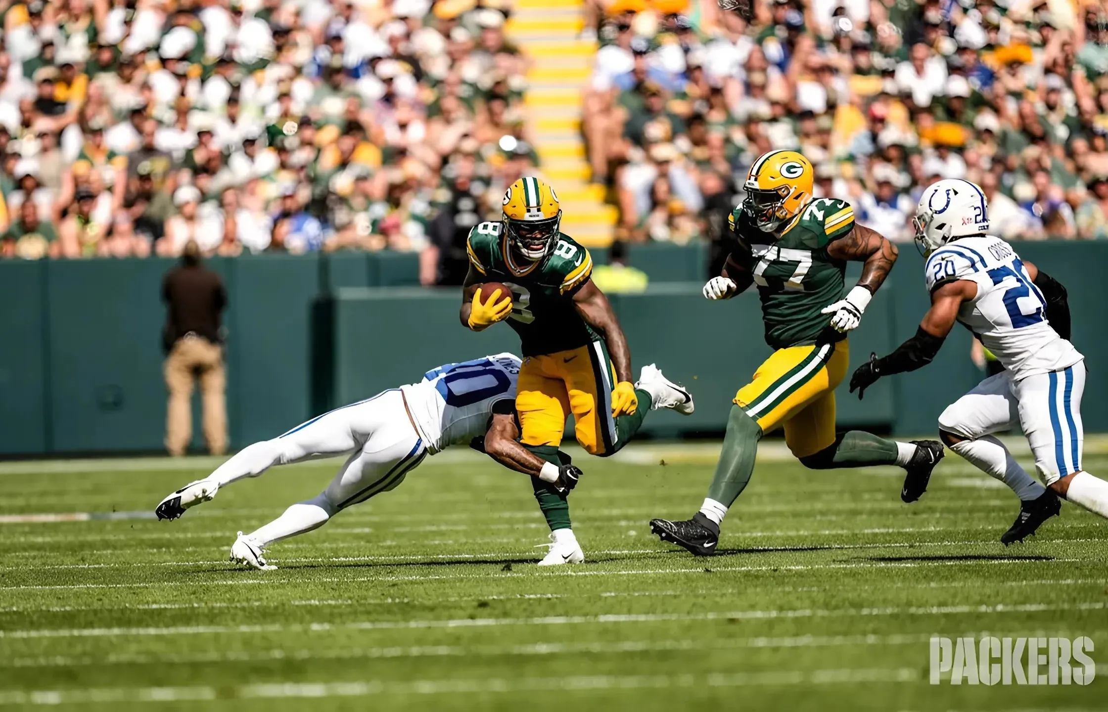 Jaire Alexander had a hilarious reaction to Josh Jacobs' dominance in Week 2