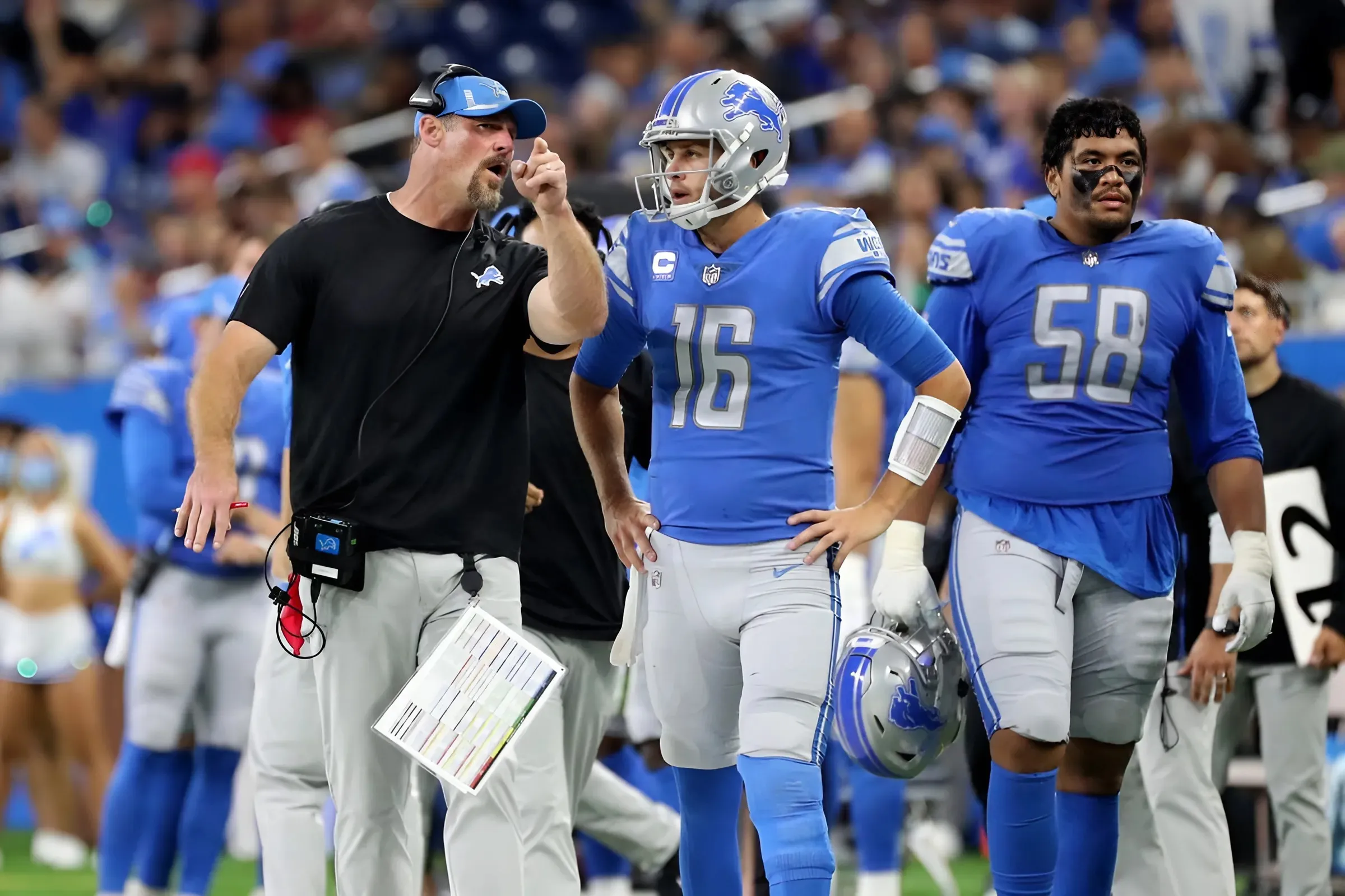 Dan Campbell points to small issue with Jared Goff amid Lions' offensive struggles