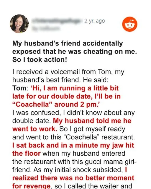 My husband’s friend accidentally revealed that he was cheating on me, and I took my revenge gracefully.