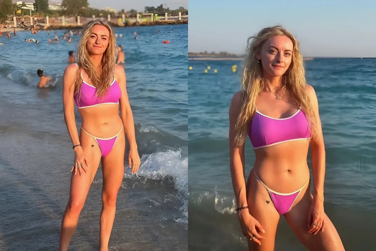 Katie McGlynn looks incredible in a hot pink bikini in Greece as she candidly discusses battle with body confidence ngocc