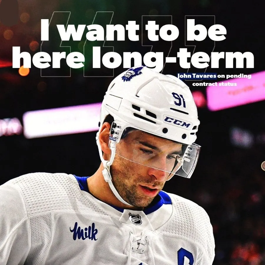 ‘I Want To Be Here Long-Term And Hopefully That Happens’: John Tavares Sets Sights on a Driven 2024-25 Season with Maple Leafs