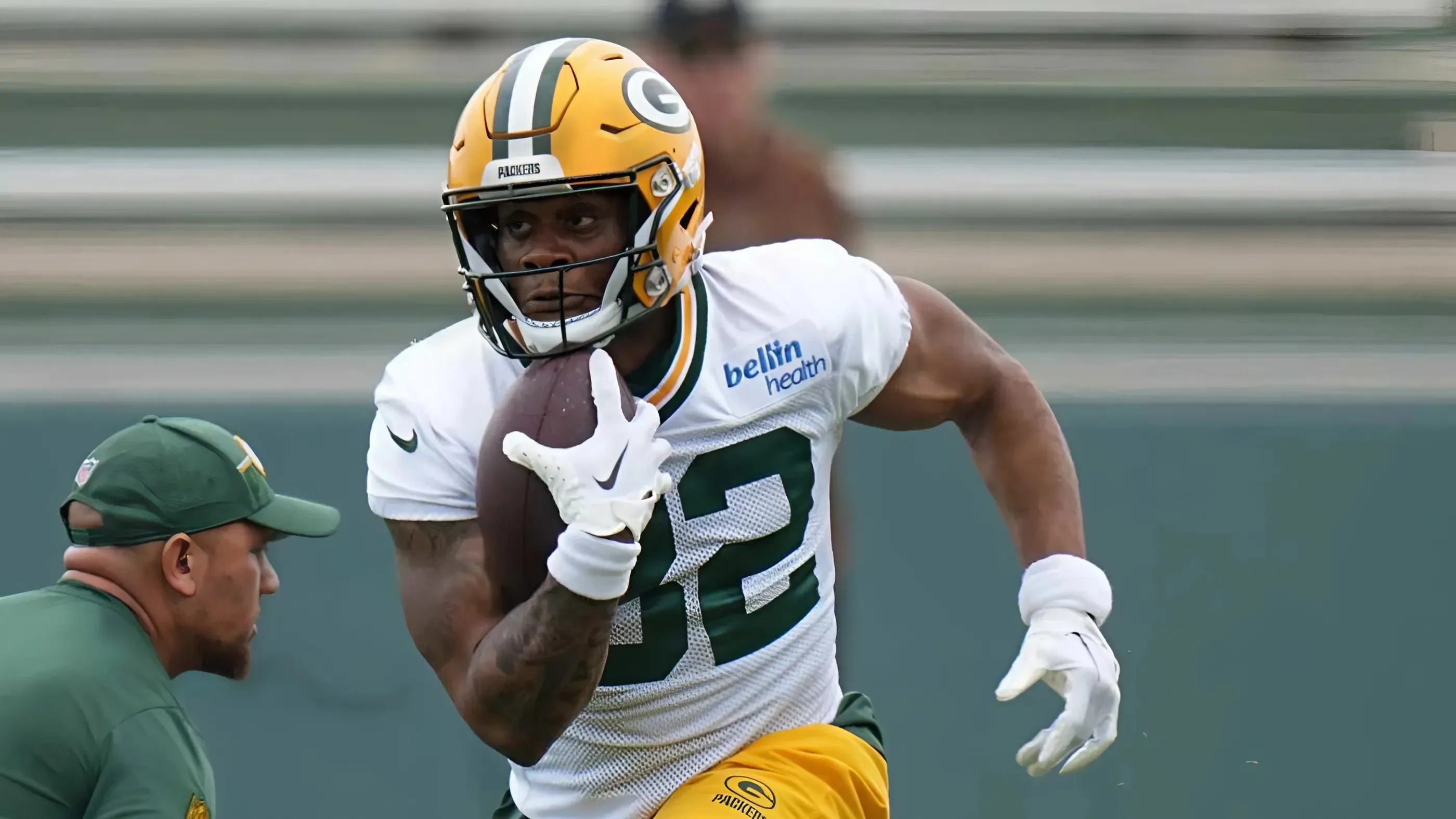 Packers RB Josh Jacobs helping rookie MarShawn Lloyd through injury frustrations