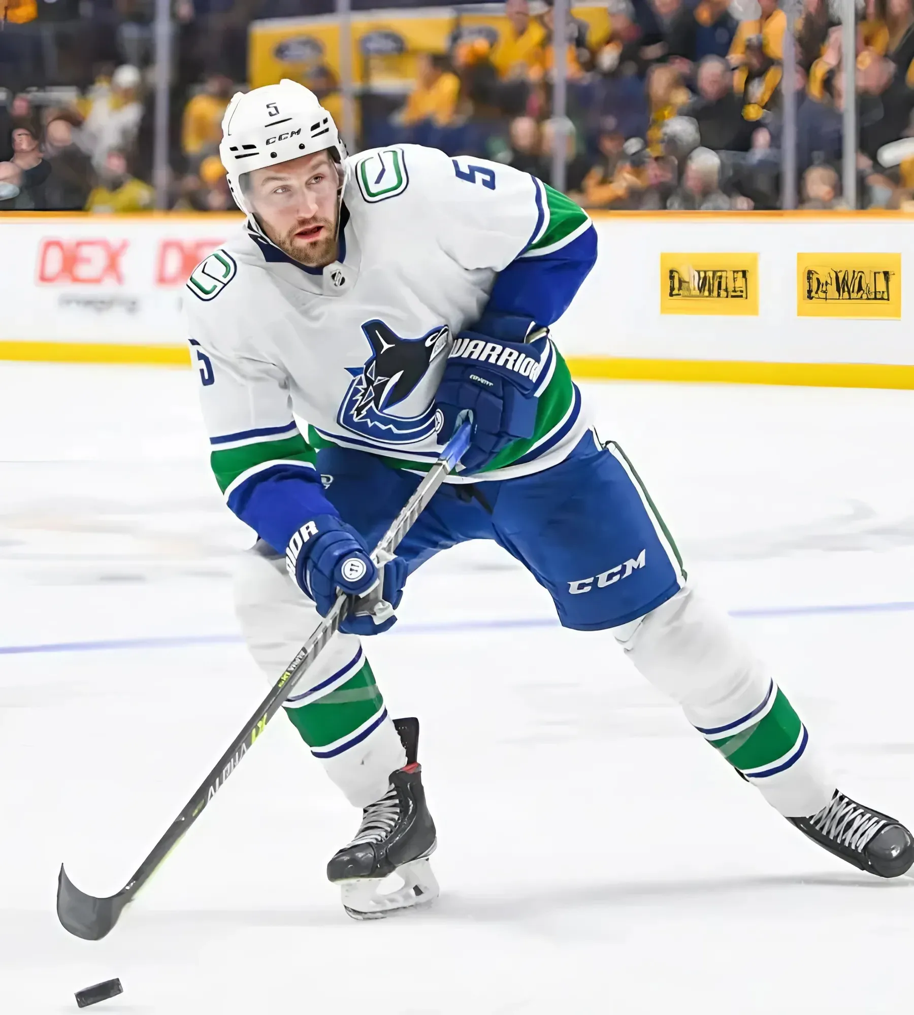 It's confirmed for the Canucks' defenceman Tucker Poolman