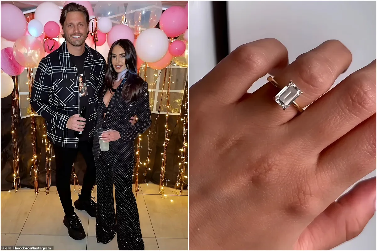 Clelia Theodorou is engaged! Former TOWIE star set to tie the knot with fiancé Tommy Cole after welcoming first child together liennhi