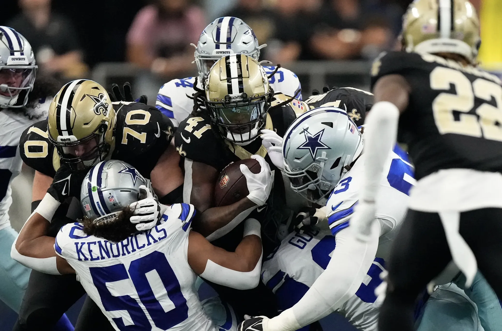 The cowboys' loss to the Saints led to a federal disaster