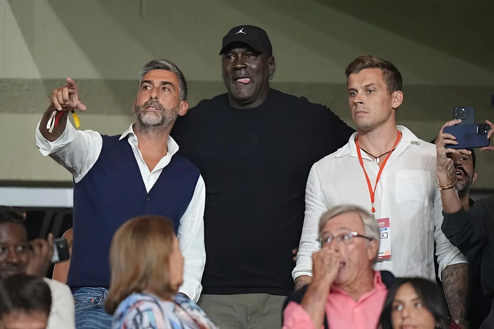 Michael Jordan, the Champions League's newest fan: What match did His Royal Airness decide to attend?