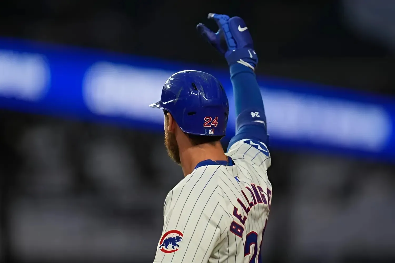 Cody Bellinger drives in three runs, leading the Chicago Cubs to a 7-6 victory over the Washington Nationals