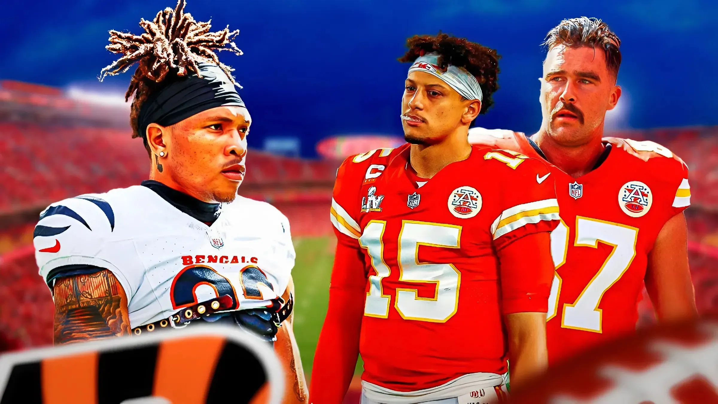 Bengals rookie makes savage Patrick Mahomes, Travis Kelce move after committing crucial penalty in loss to Chiefs