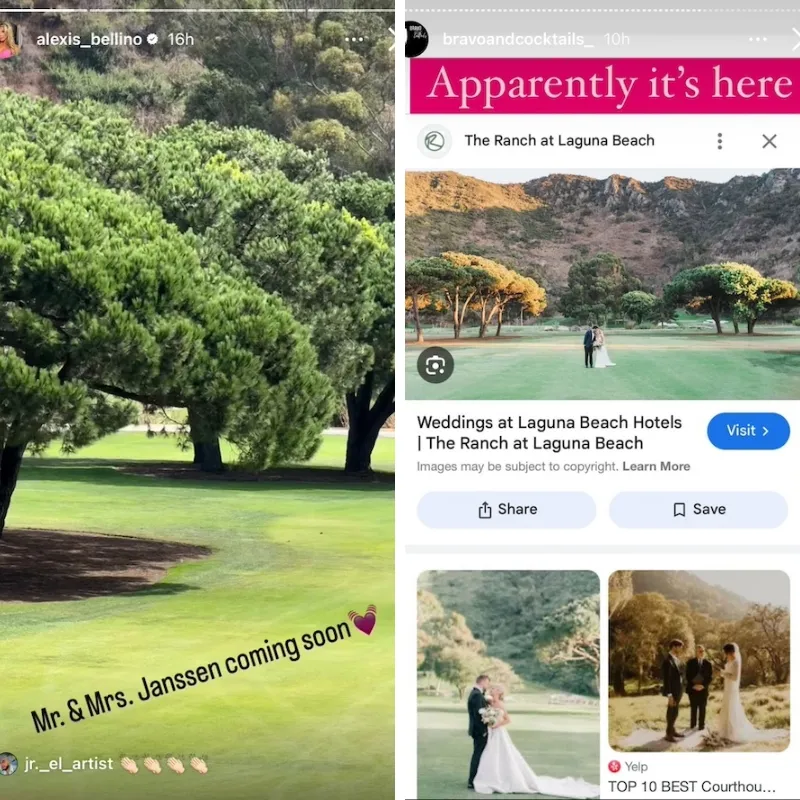 RHOC’s Alexis Bellino Shows Off Wedding Venue Amid Engagement to John Janssen, See Pics of The Ranch at Laguna Beach as She Looks Forward to Being “Mrs. Janssen”