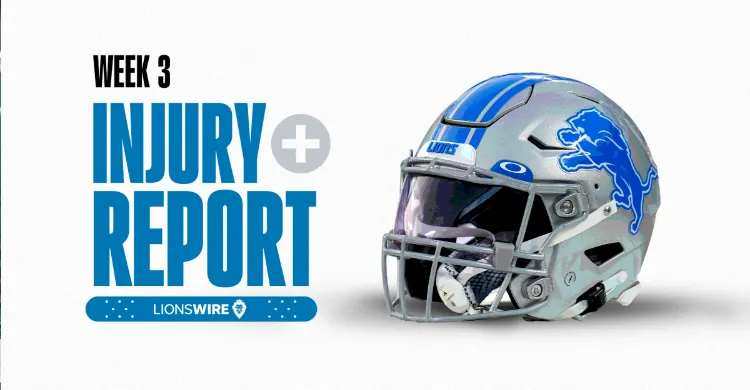 Final Lions injury report for Week 3 vs. Cardinals brings a lot of good news