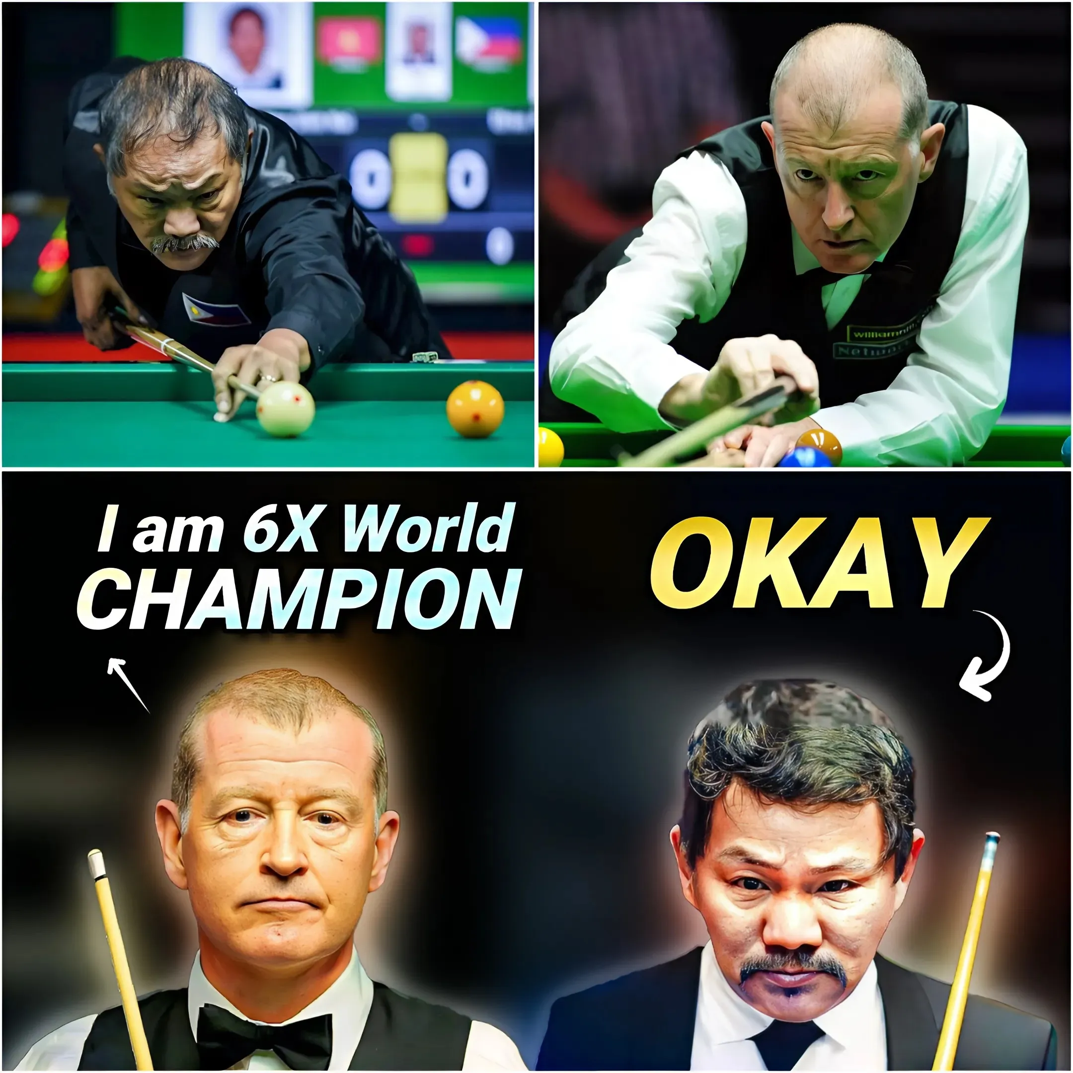 The Day Pool Legend EFREN REYES Humbled World's No. 1 SNOOKER PLAYER