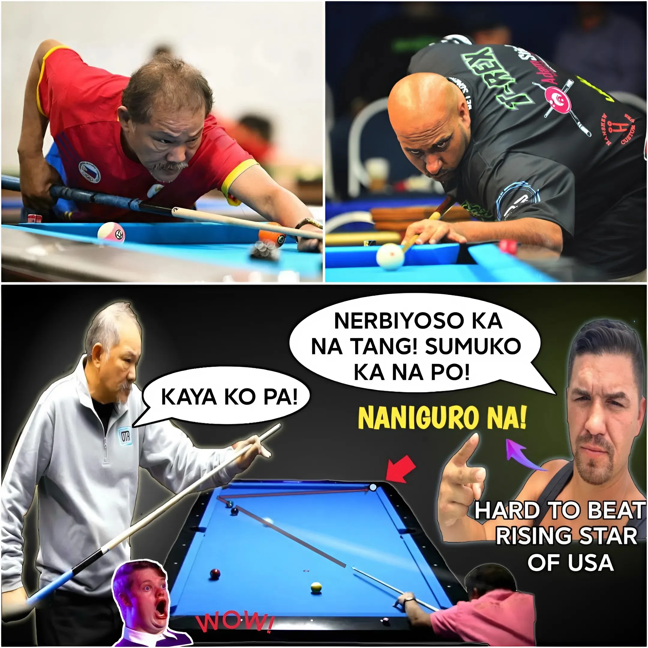 Efren Bata Reyes Proved once again that age is just a number and he is still the GOAT in the field of billiards...